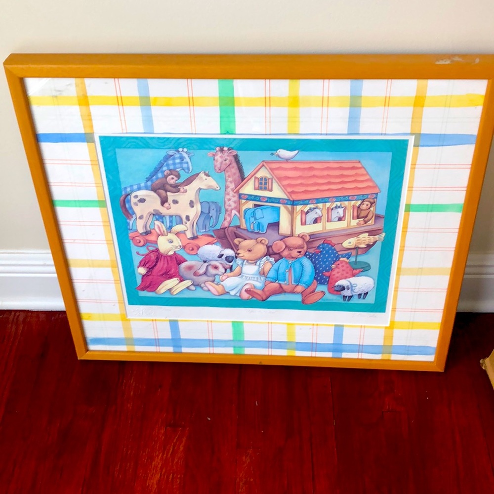 Framed lithography ny Ellen Dolce